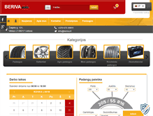 Tablet Screenshot of beriva.lt